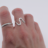 The Wave Sterling Silver Ring