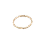 14k Yellow Gold Rope Ring Band