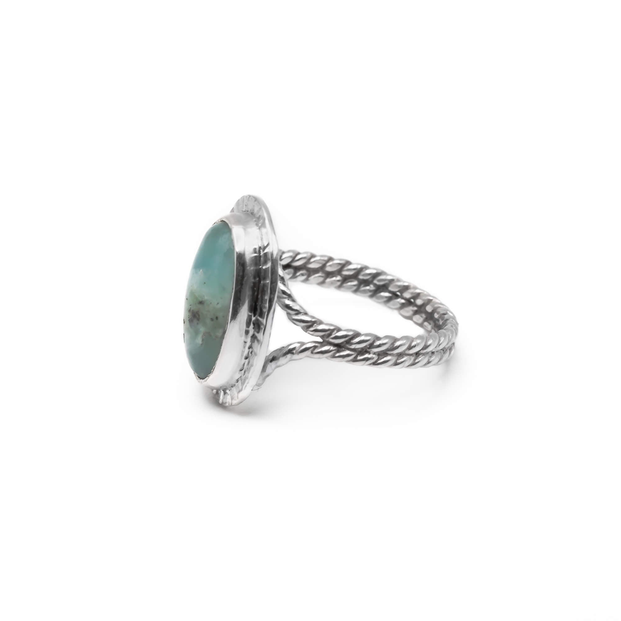    Blue-opal-sterling-silver-ring-side-view