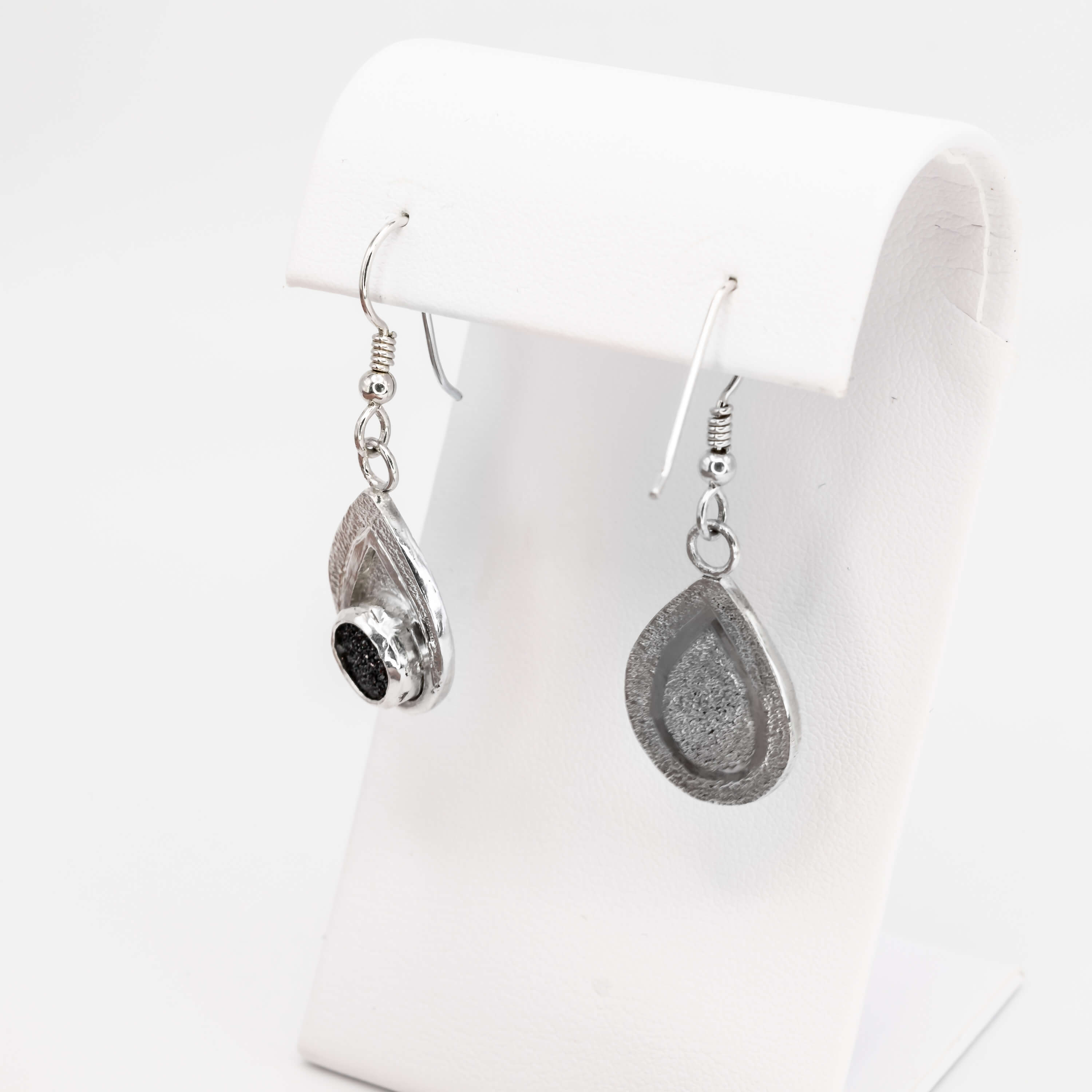 black-druzy-in-sterling-silver-drop-earrings