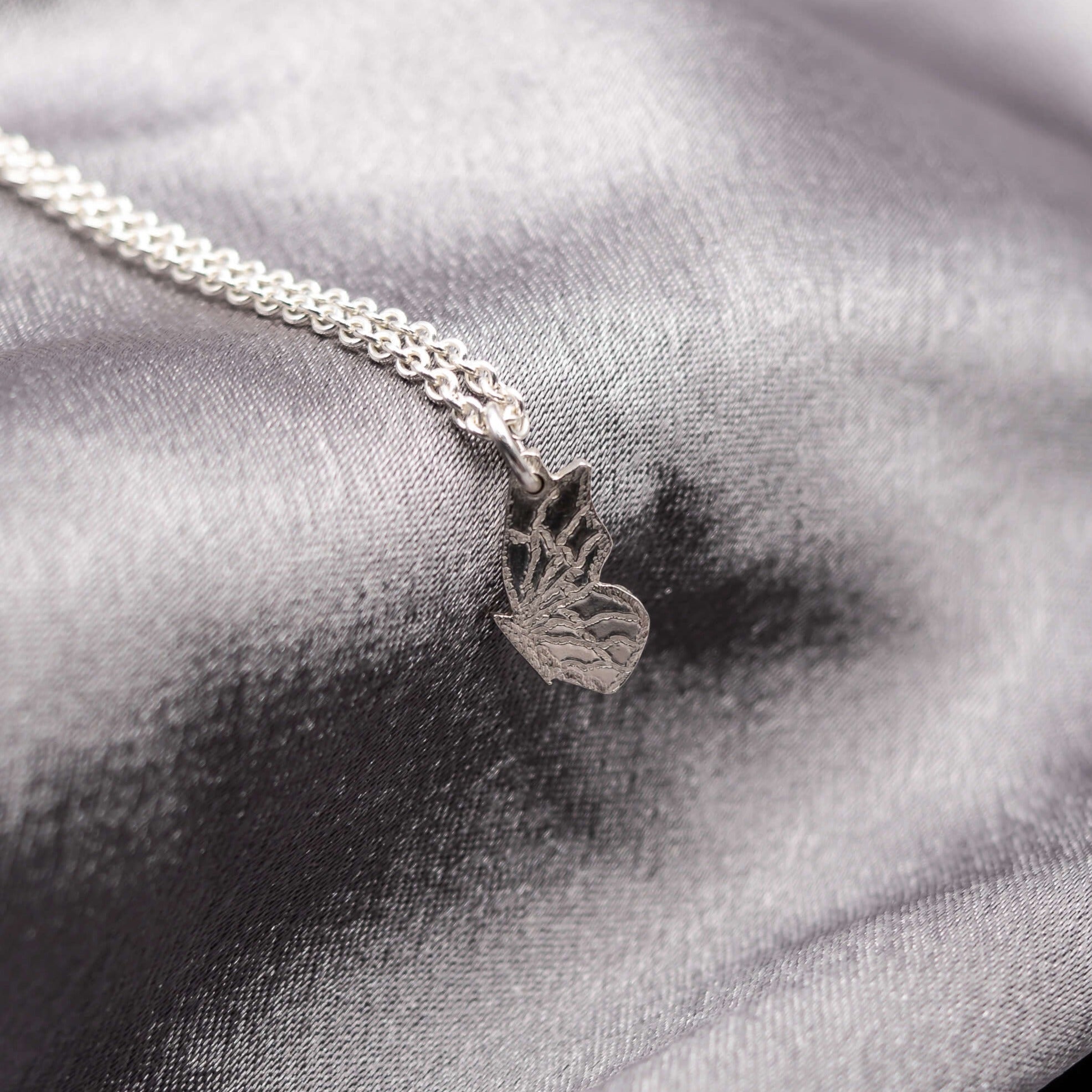 Layering  butterfly pendant in sterling silver